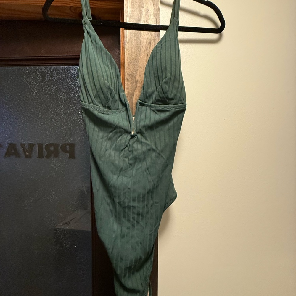 Shade & Shore Green One Piece Swimsuit